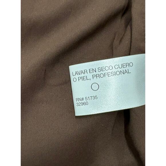 Oscar by Oscar de la Renta Suede Ruffle Jacket NWT 14 - Picture 4 of 9